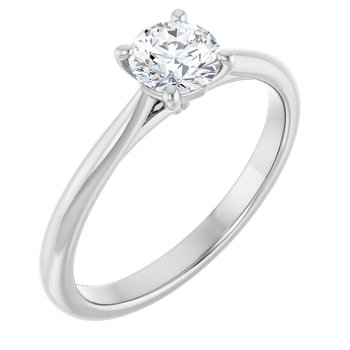 The Alice 0.50ct Round cut Lab Grown Diamond Solitaire Engagement Ring