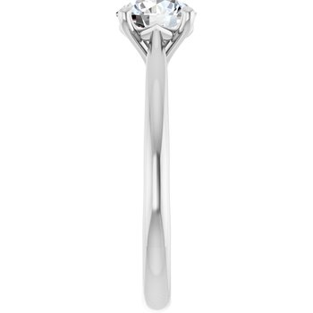 The Alice 1.00ct Round cut Lab Grown Diamond Solitaire Engagement Ring