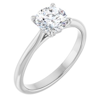 The Alice 1.00ct Round cut Lab Grown Diamond Solitaire Engagement Ring