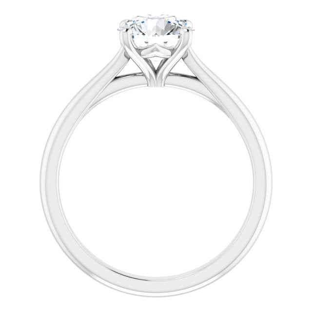 The Alice 1.50ct Round cut Lab Grown Diamond Solitaire Engagement Ring