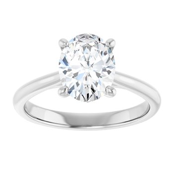 The Alice 1.50ct Oval cut Lab Grown Diamond Solitaire Engagement Ring