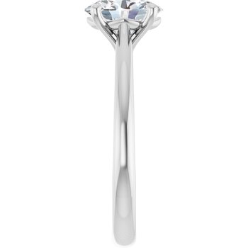 The Alice 1.00ct Oval cut Lab Grown Diamond Solitaire Engagement Ring