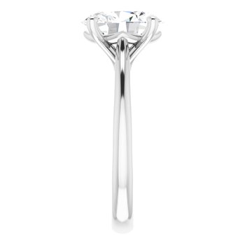 The Alice 2.00ct Oval cut Lab Grown Diamond Solitaire Engagement Ring