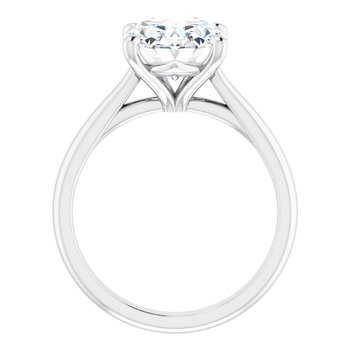 The Alice 3.00ct Oval cut Lab Grown Diamond Solitaire Engagement Ring