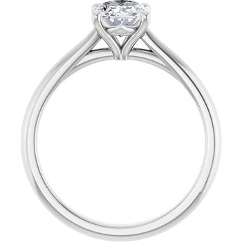 The Alice 1.00ct Oval cut Lab Grown Diamond Solitaire Engagement Ring