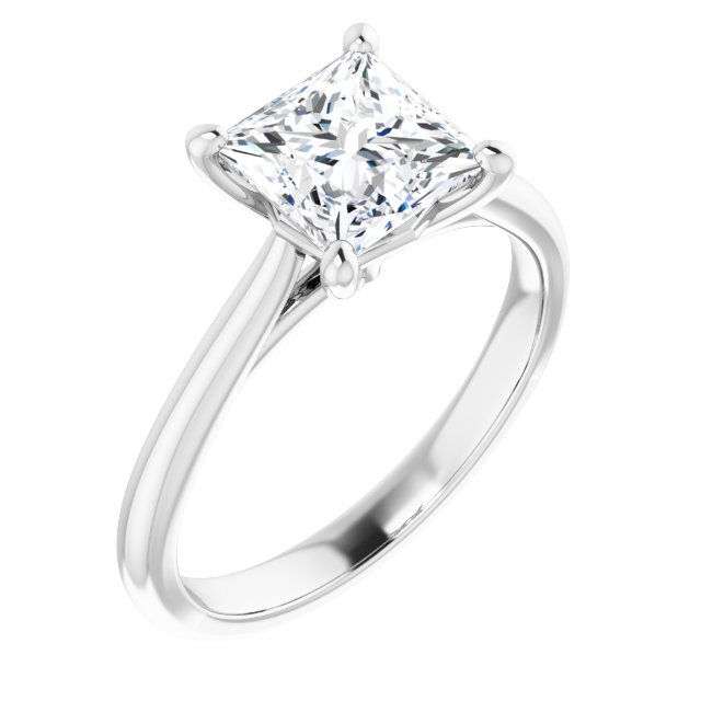 The Alice 1.50ct Princess cut Lab Grown Diamond Solitaire Engagement Ring