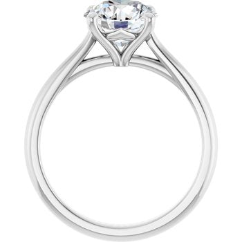 The Alice 2.00ct Round cut Lab Grown Diamond Solitaire Engagement Ring