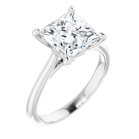 The Alice 3.00ct Princess cut Lab Grown Diamond Solitaire Engagement Ring