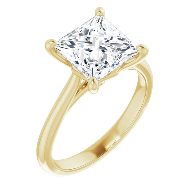 The Alice 3.00ct Princess cut Lab Grown Diamond Solitaire Engagement Ring