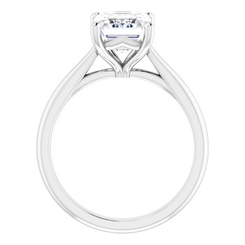 The Alice 2.00ct Emerald cut Lab Grown Diamond Solitaire Engagement Ring