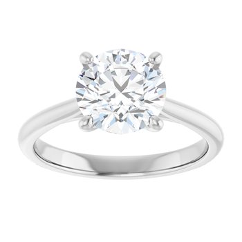 The Alice 2.00ct Round cut Lab Grown Diamond Solitaire Engagement Ring