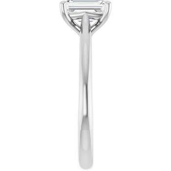 The Alice 1.00ct Emerald cut Lab Grown Diamond Solitaire Engagement Ring