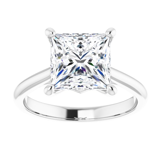 The Alice 3.00ct Princess cut Lab Grown Diamond Solitaire Engagement Ring