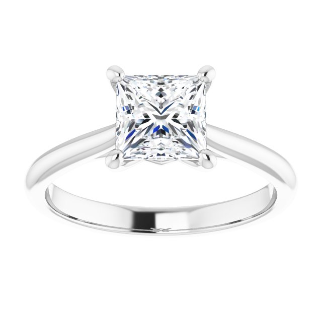 The Alice 1.00ct Princess cut Lab Grown Diamond Solitaire Engagement Ring