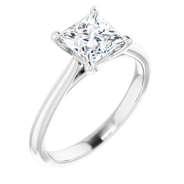 The Alice 1.00ct Princess cut Lab Grown Diamond Solitaire Engagement Ring