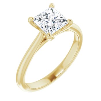 The Alice 1.00ct Princess cut Lab Grown Diamond Solitaire Engagement Ring