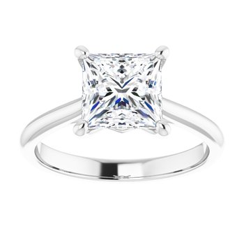 The Alice 2.00ct Princess cut Lab Grown Diamond Solitaire Engagement Ring