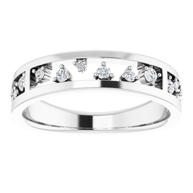 The Las Vegas Collection 0.20ct Lab Grown Diamond Scattered Ring