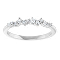 The Las Vegas Collection 0.20ct Lab Grown Diamond Scattered Band Ring