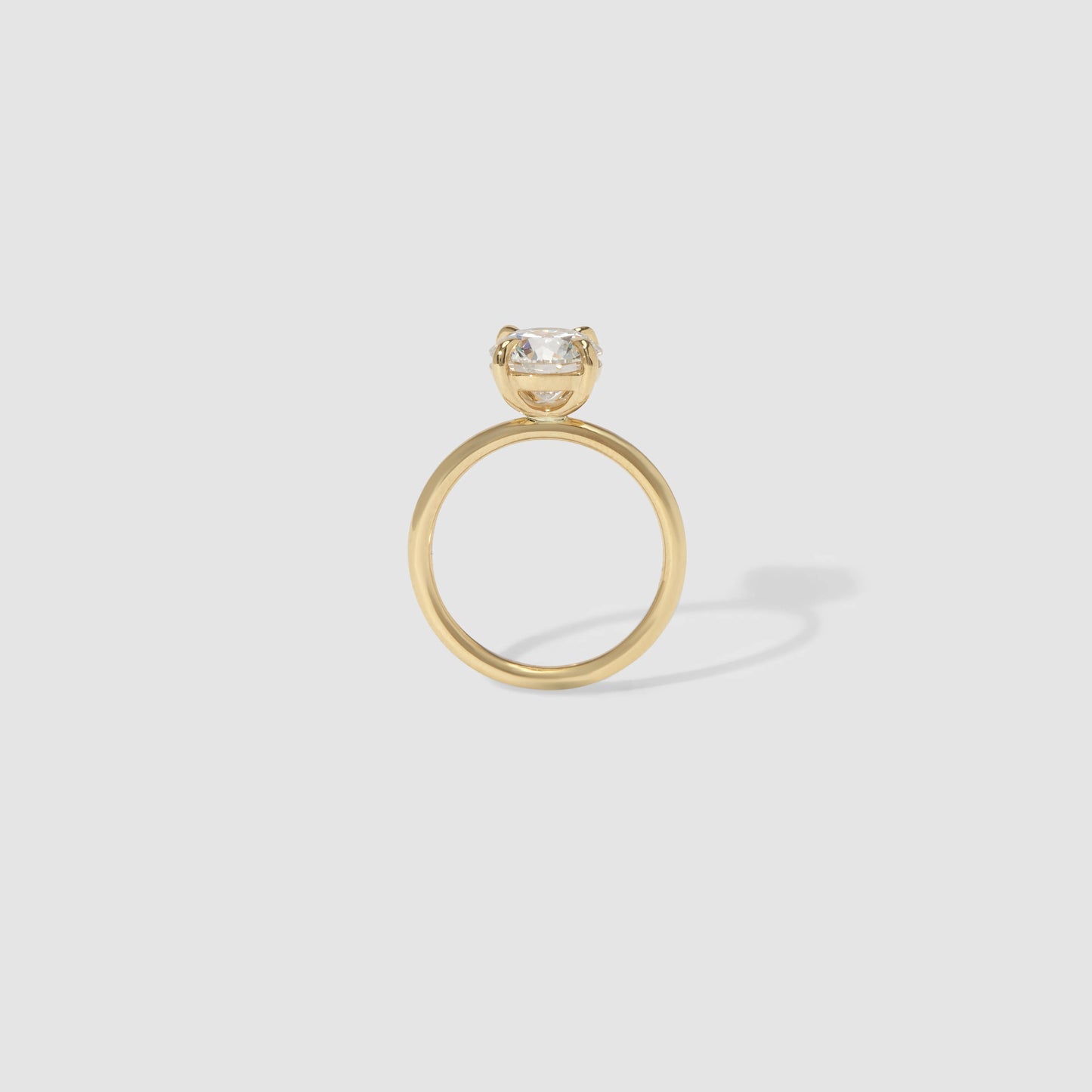 The Emma 1.00ct Round cut Lab Grown Diamond Solitaire Engagement Ring