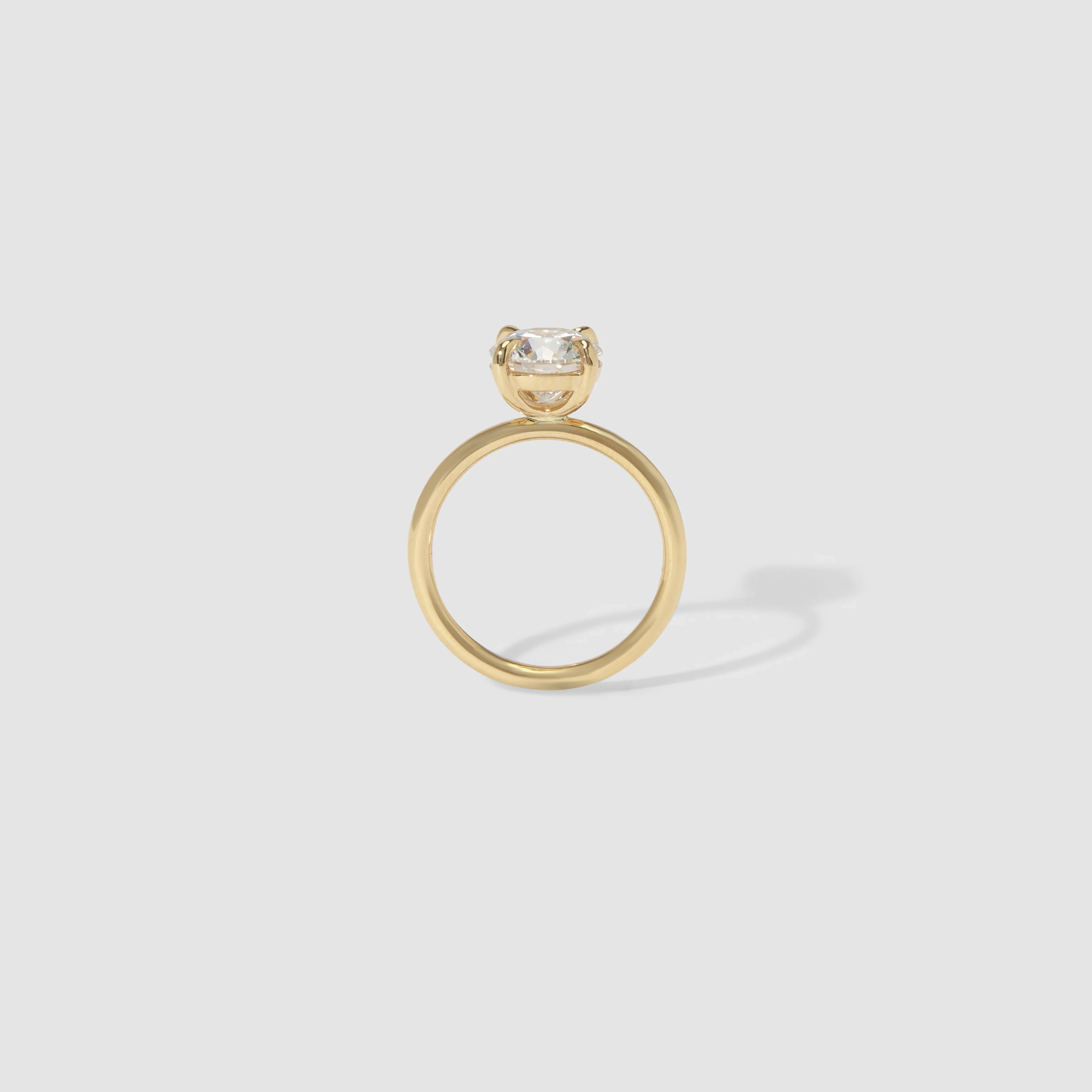 The Emma 1.00ct Round cut Lab Grown Diamond Solitaire Engagement Ring