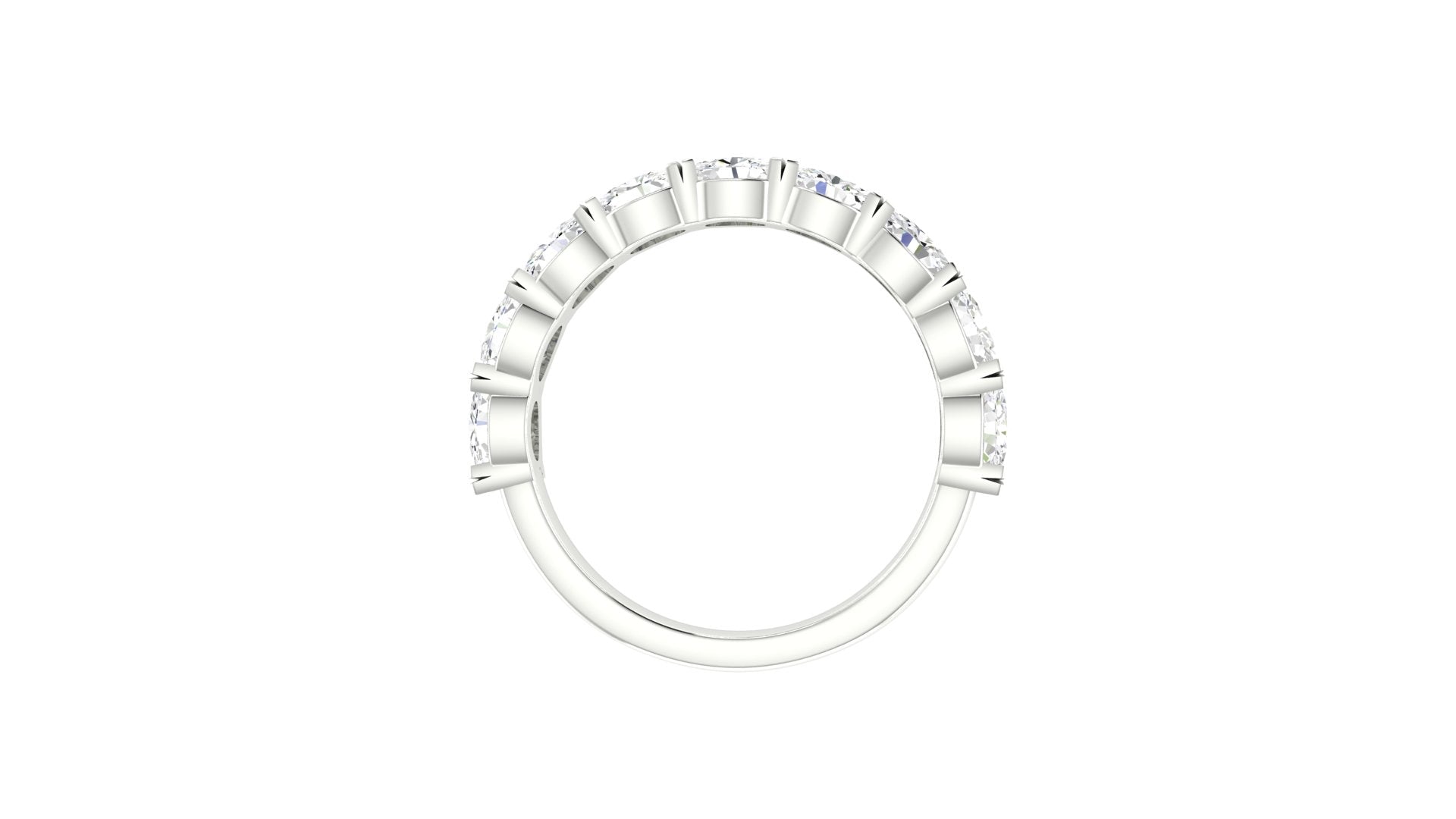 1.10ct Oval Lab Grown Diamond East - West Ring