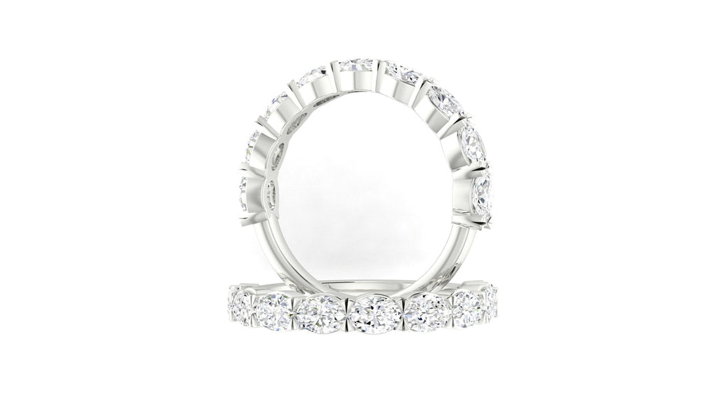 1.10ct Oval Lab Grown Diamond East - West Ring