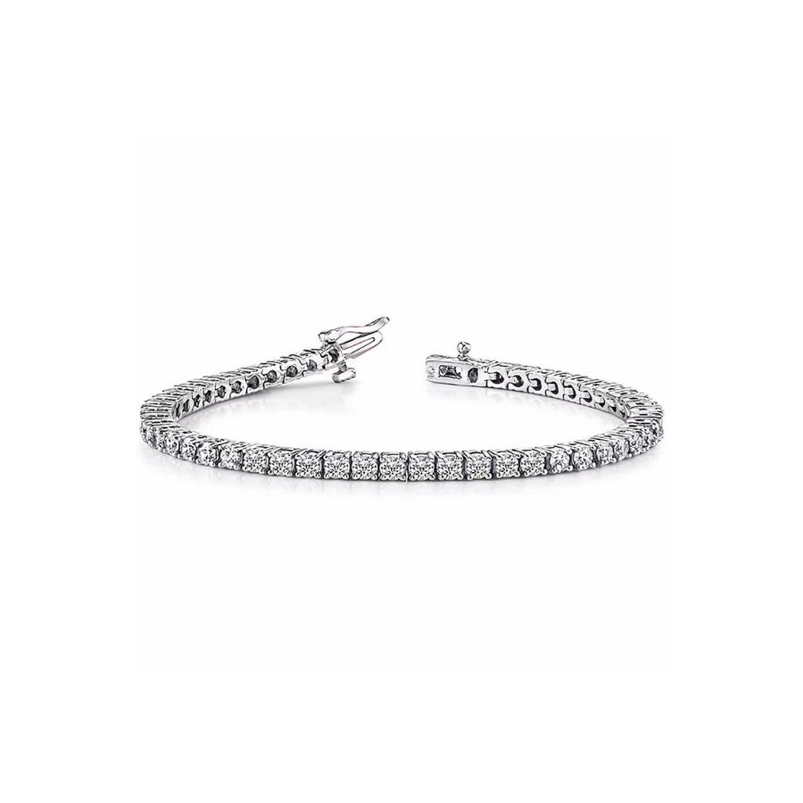 5.00ct Lab Grown Diamond Single Clasp Tennis Bracelet in 14k Gold