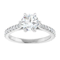 The Aurora 1.30ctw Round cut Lab Grown Diamond Engagement Ring
