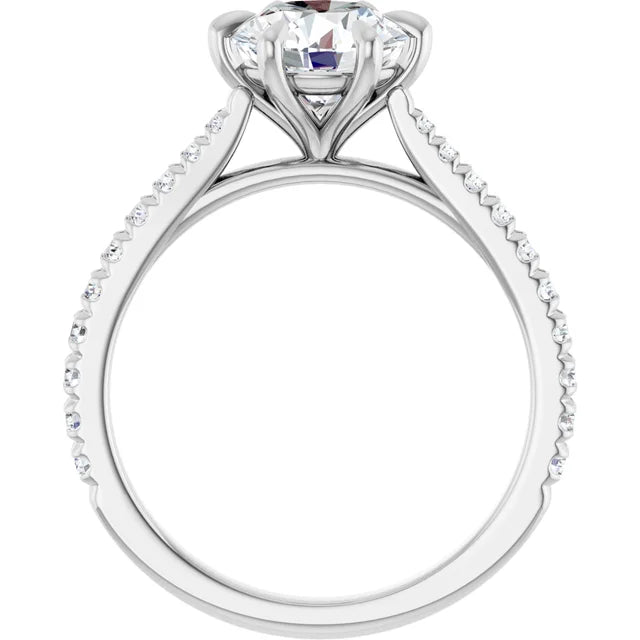 The Aurora 1.80ctw Round cut Lab Grown Diamond Engagement Ring