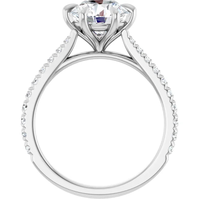 The Aurora 2.30ctw Round cut Lab Grown Diamond Engagement Ring