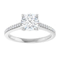 The Nora 1.18ctw Round cut Lab Grown Diamond Engagement Ring