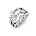 0.42ct Lab Grown Diamond Bubble Wrap Ring