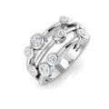 0.70ct Lab Grown Diamond Bubble Wrap Ring