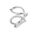 0.30ct Accented Freeform Lab Grown Diamond Ring