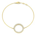 0.32ct Lab Grown Diamond Circle of Life Bracelet