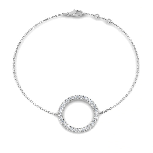 0.32ct Lab Grown Diamond Circle of Life Bracelet