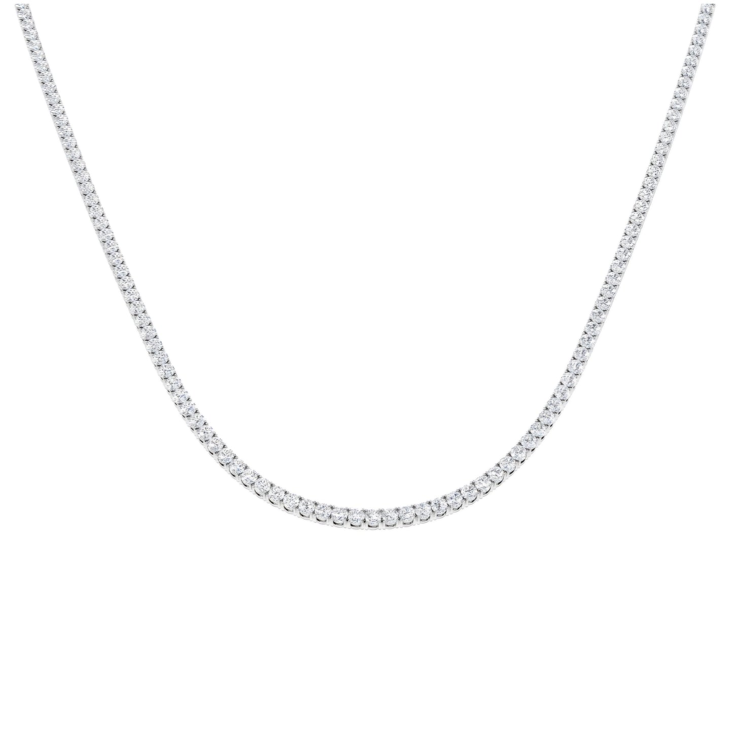 7.00ct Lab Grown Diamond Tennis Necklace in 14k Gold