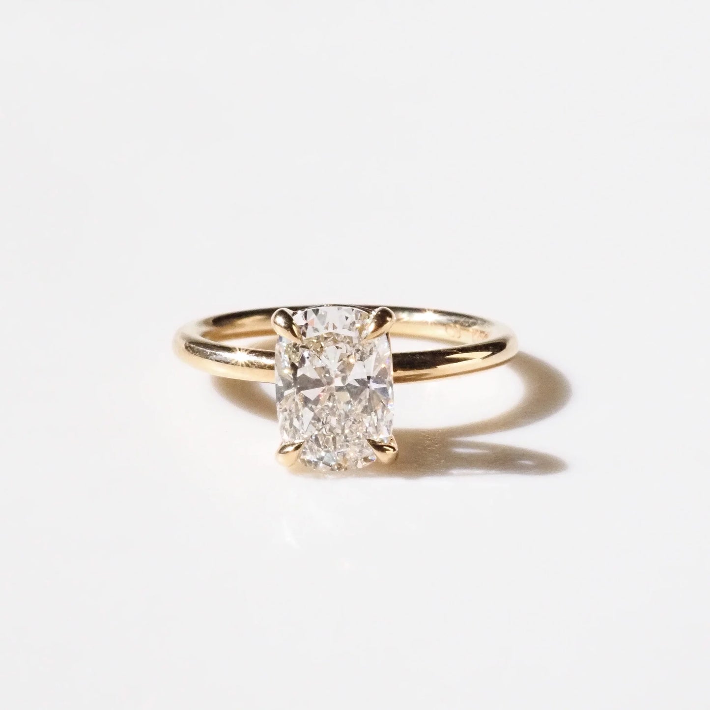The Emma 1.50ct Elongated Cushion cut Lab Grown Diamond Solitaire Engagement Ring