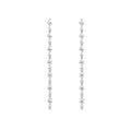 1.50ct Lab Grown Diamond Alternating Line Drop Earrings
