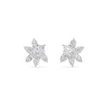 3.90ct Marquise and Pear cut Lab Grown Diamond Floral Exceptional Earrings