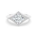 3.00ct Princess cut Lab Grown Diamond Signet Ring