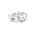 1.50ct Toi Et Moi Pear and Round Lab Grown Diamond Ring