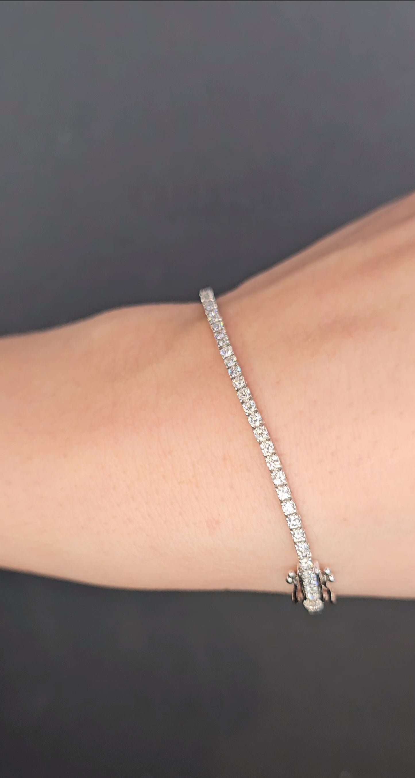 2.00ct Lab Grown Diamond Tennis Bracelet in 14k Gold