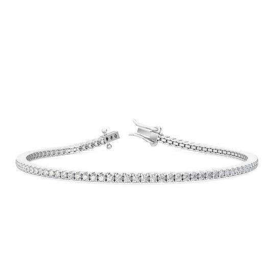 2.00ct Lab Grown Diamond Tennis Bracelet in 14k Gold