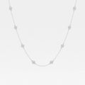 1.50ct Lab Grown Diamonds By The Yard Necklace in 14k Gold