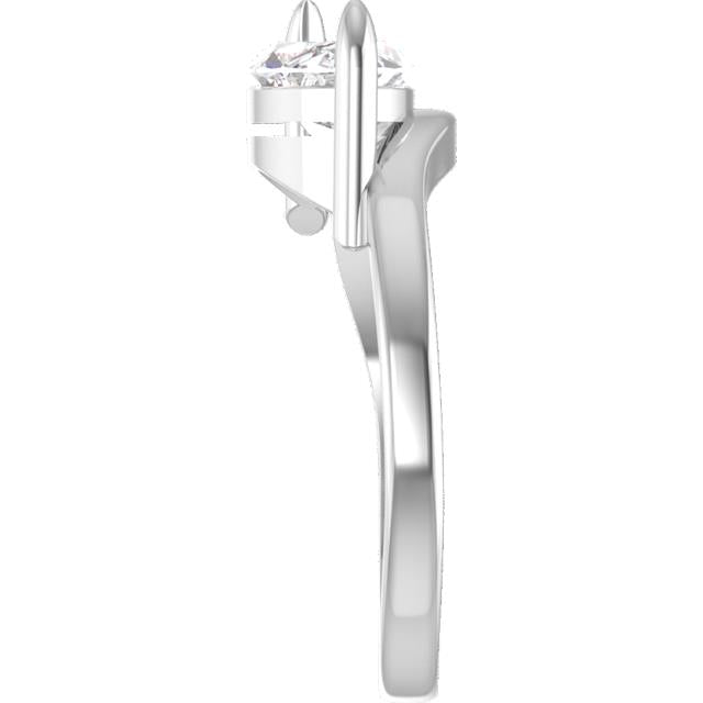 1.00ct Marquise Lab Grown Diamond Wave Pinky Ring