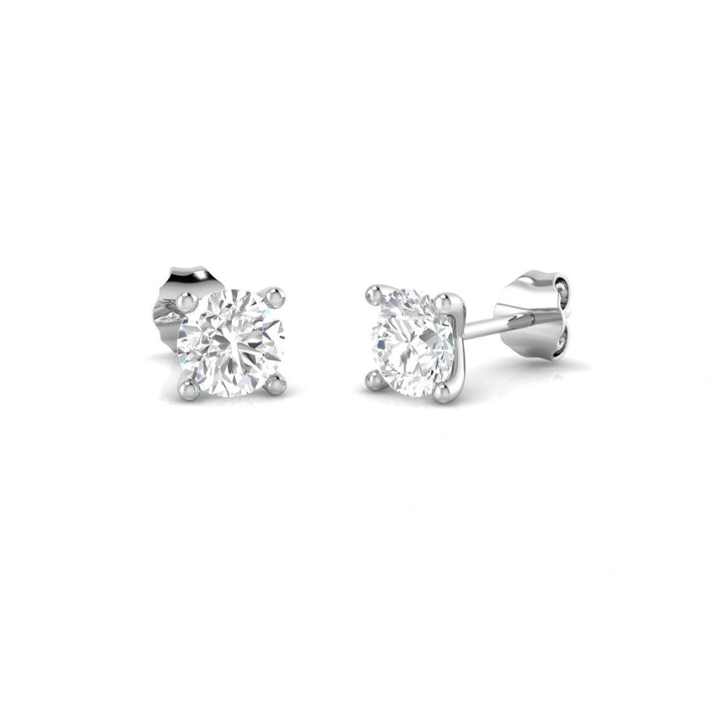 1.50ct Lab Grown Diamond Solitaire Earrings in 9k Gold