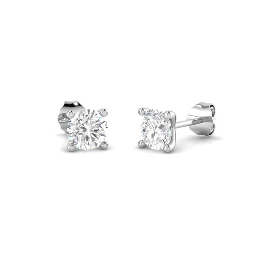 1.50ct Lab Grown Diamond Solitaire Earrings in 9k Gold