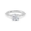 The Lucia 1.30ctw Round cut Lab Grown Diamond Engagement Ring